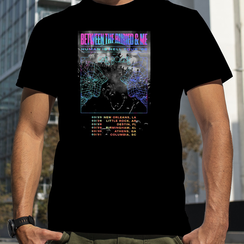 Between The Buried And Me Human Hell Tour shirt