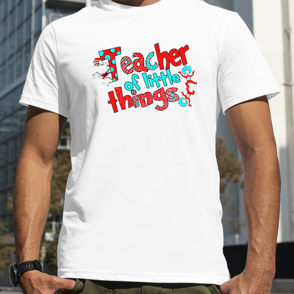 Teacher Of Little Things Reading Lover T-Shirt