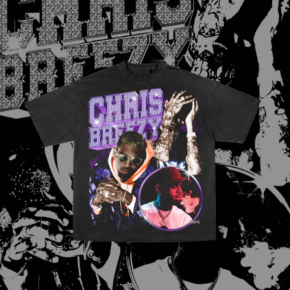 Chris Brown Retro T-Shirt
