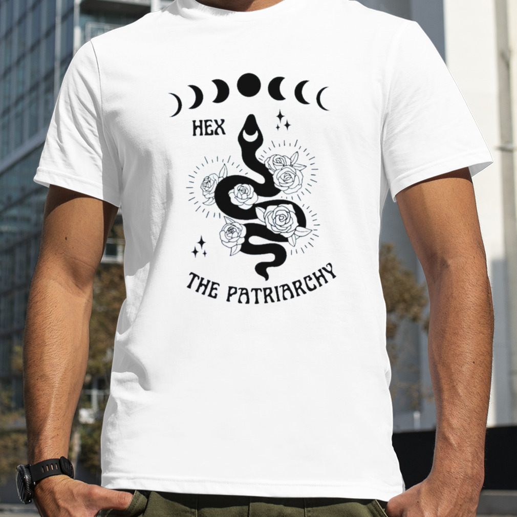 Hex The Patriarchy Feminist Moon Phase Snake Shirt