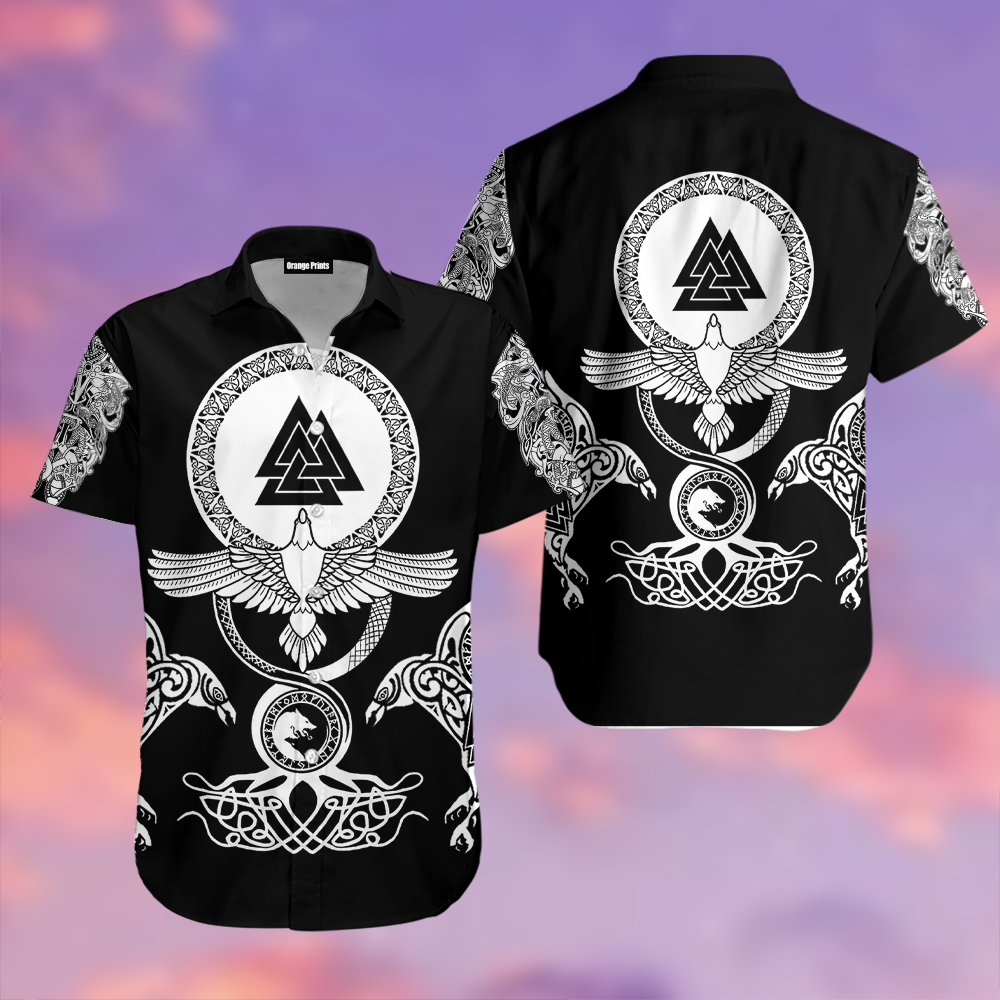 Eagle Vikings Hawaiian Shirt  For Men & Women  WT5346