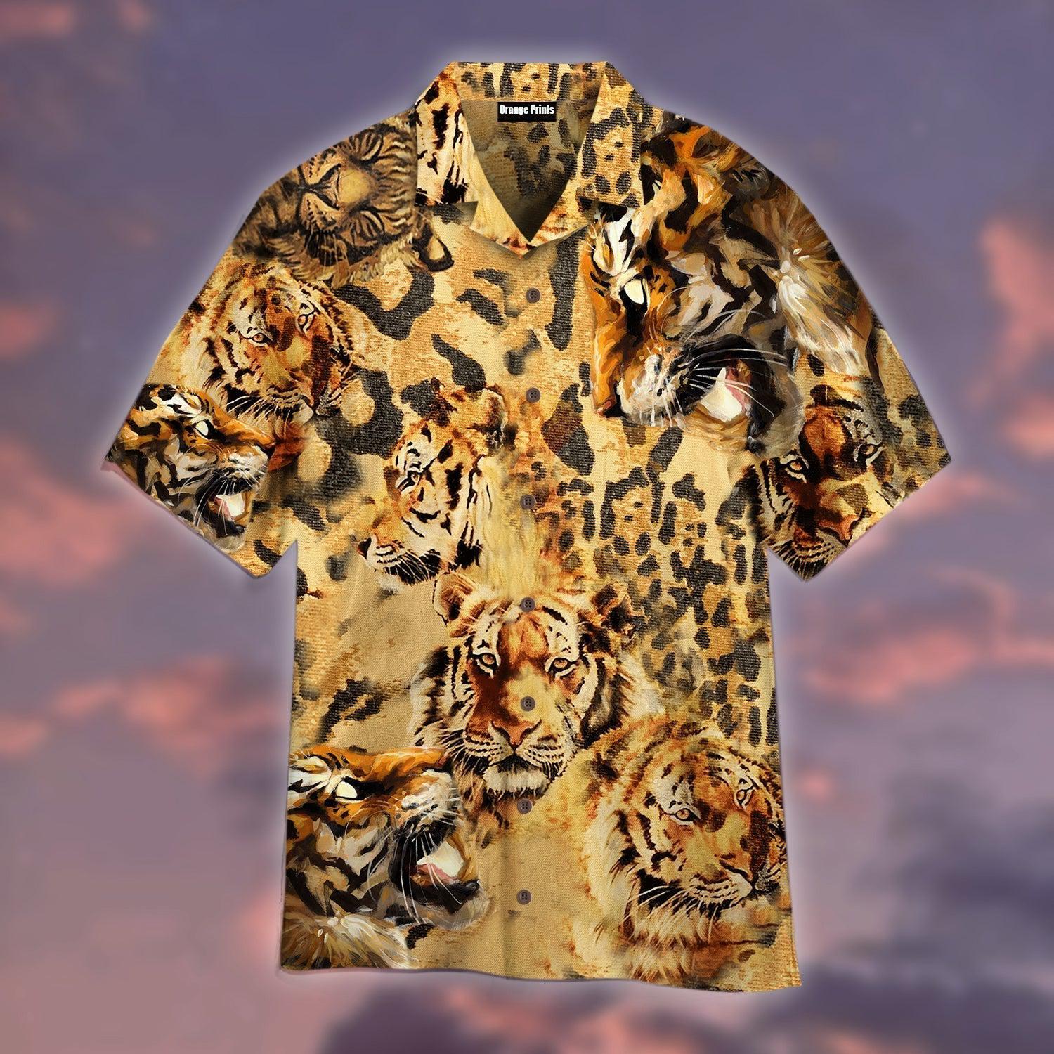 Tiger Vintage Hawaiian Shirt  For Men & Women  HW2664