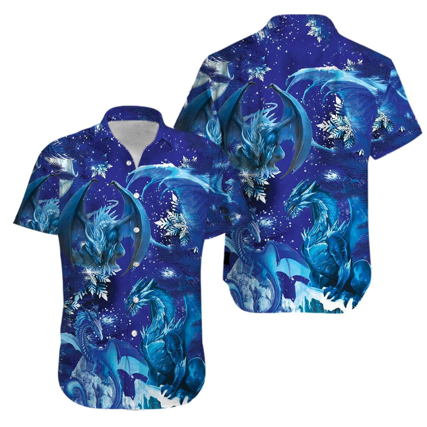 Amazing Blue Dragon Hawaiian Shirt  For Men & Women  HW3364
