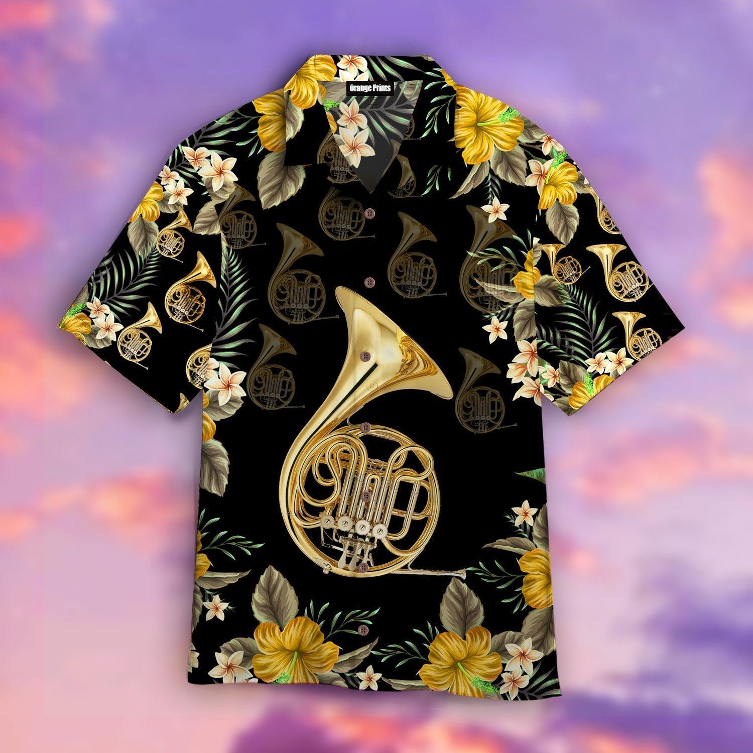 French Horn Hawaiian Shirt  For Men & Women  HL1313