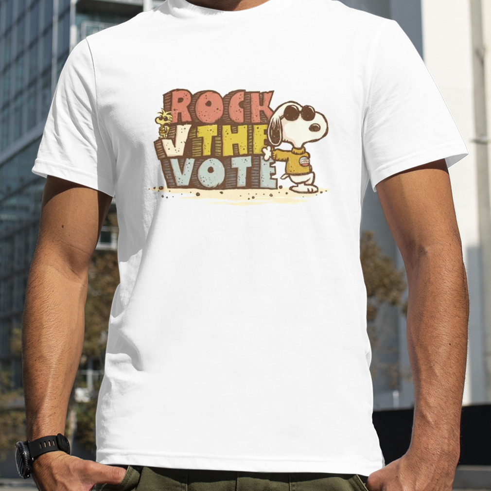 Snoopy Rock The Vote Shirt