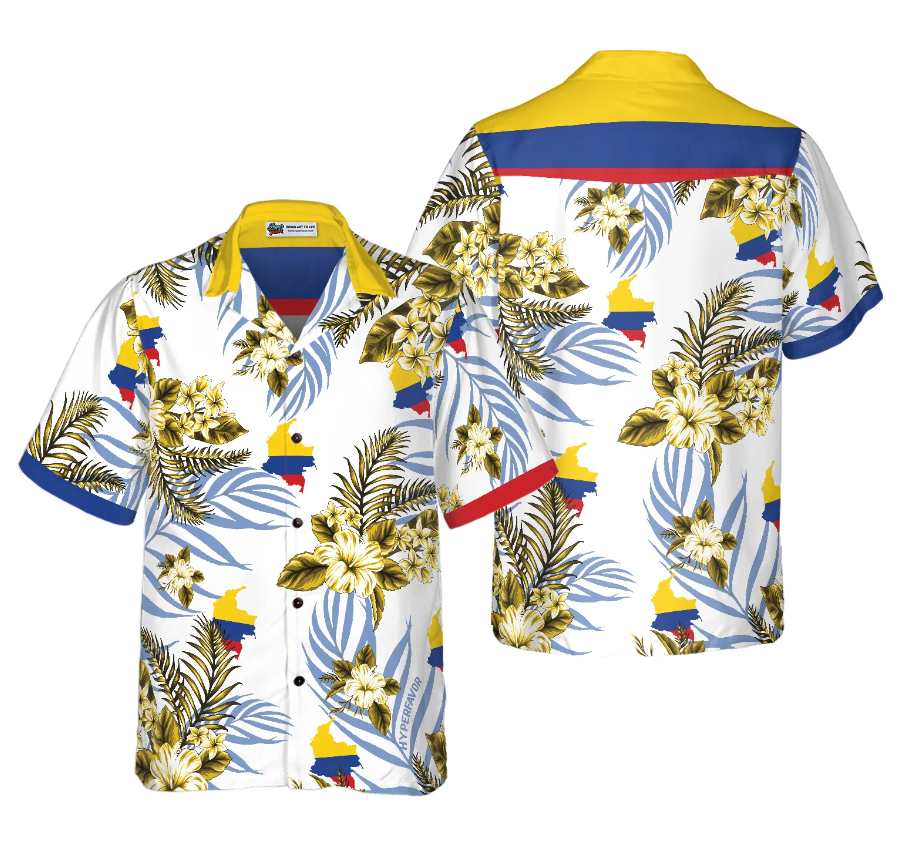 Colombia Proud Hawaiian Shirt