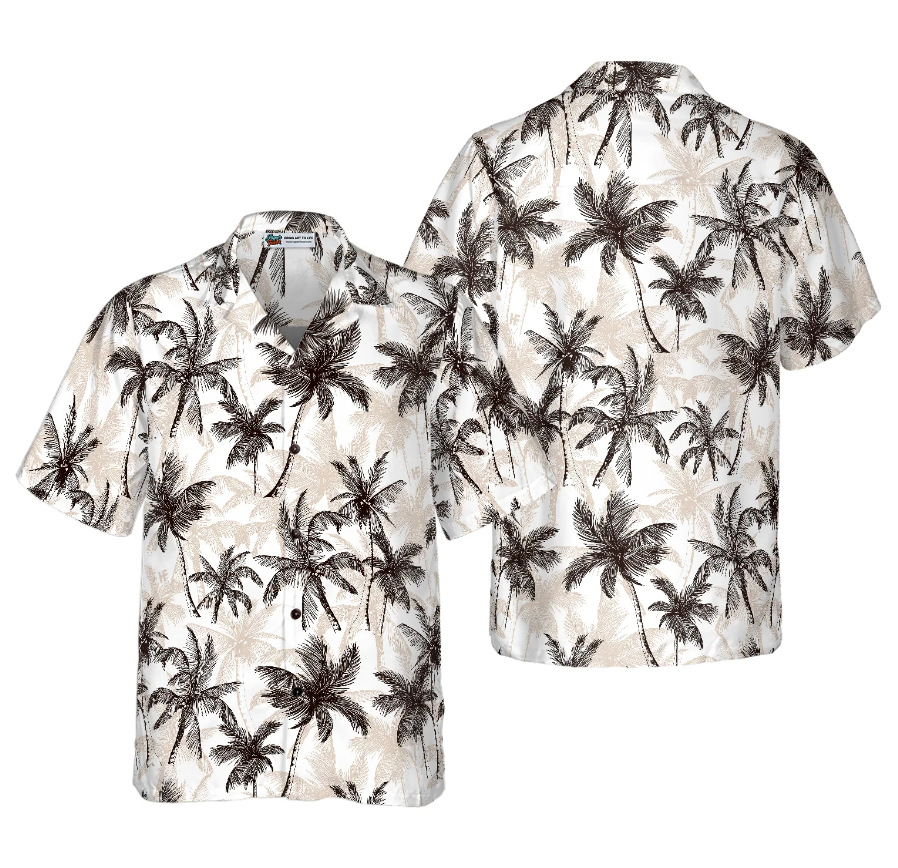 Tropical Vintage Palm Tree Hawaiian Shirt