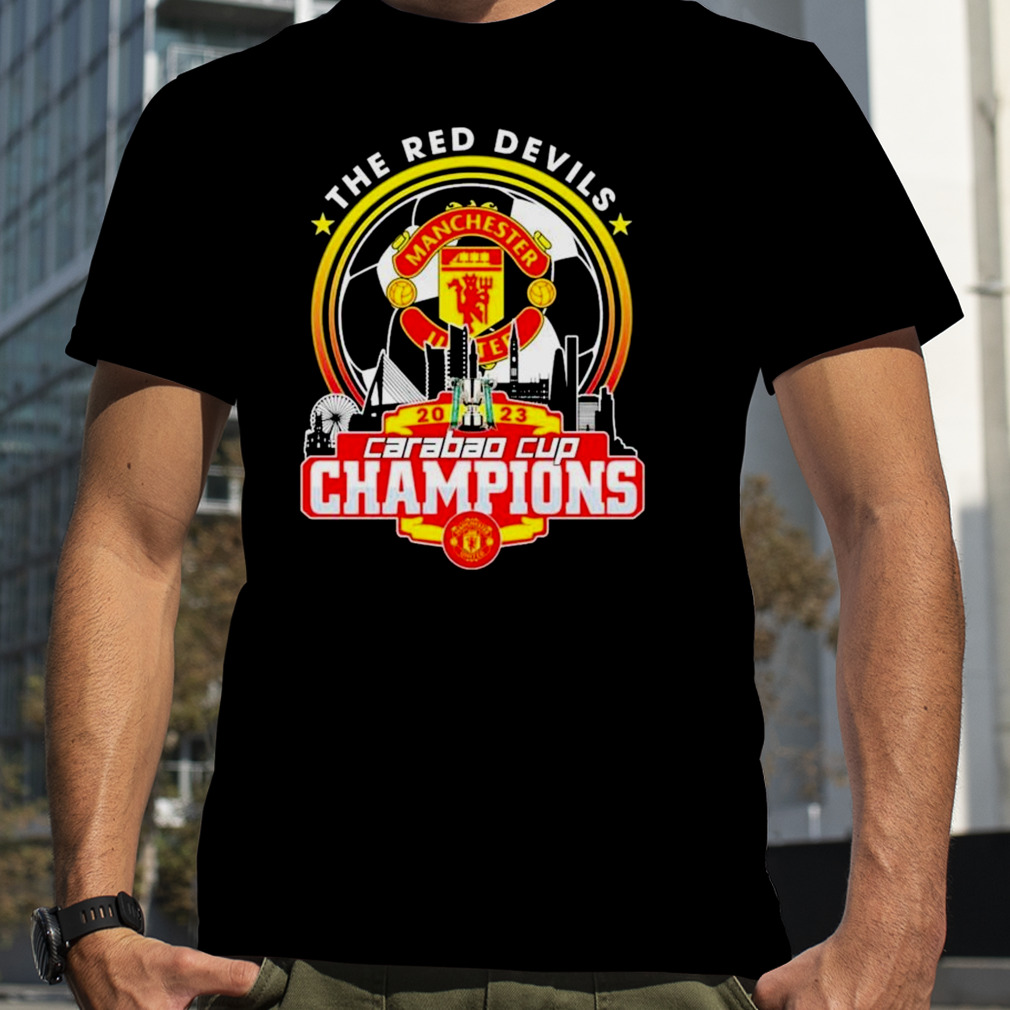 Manchester United The Red Devils 2023 Carabao Cup Champions Shirt