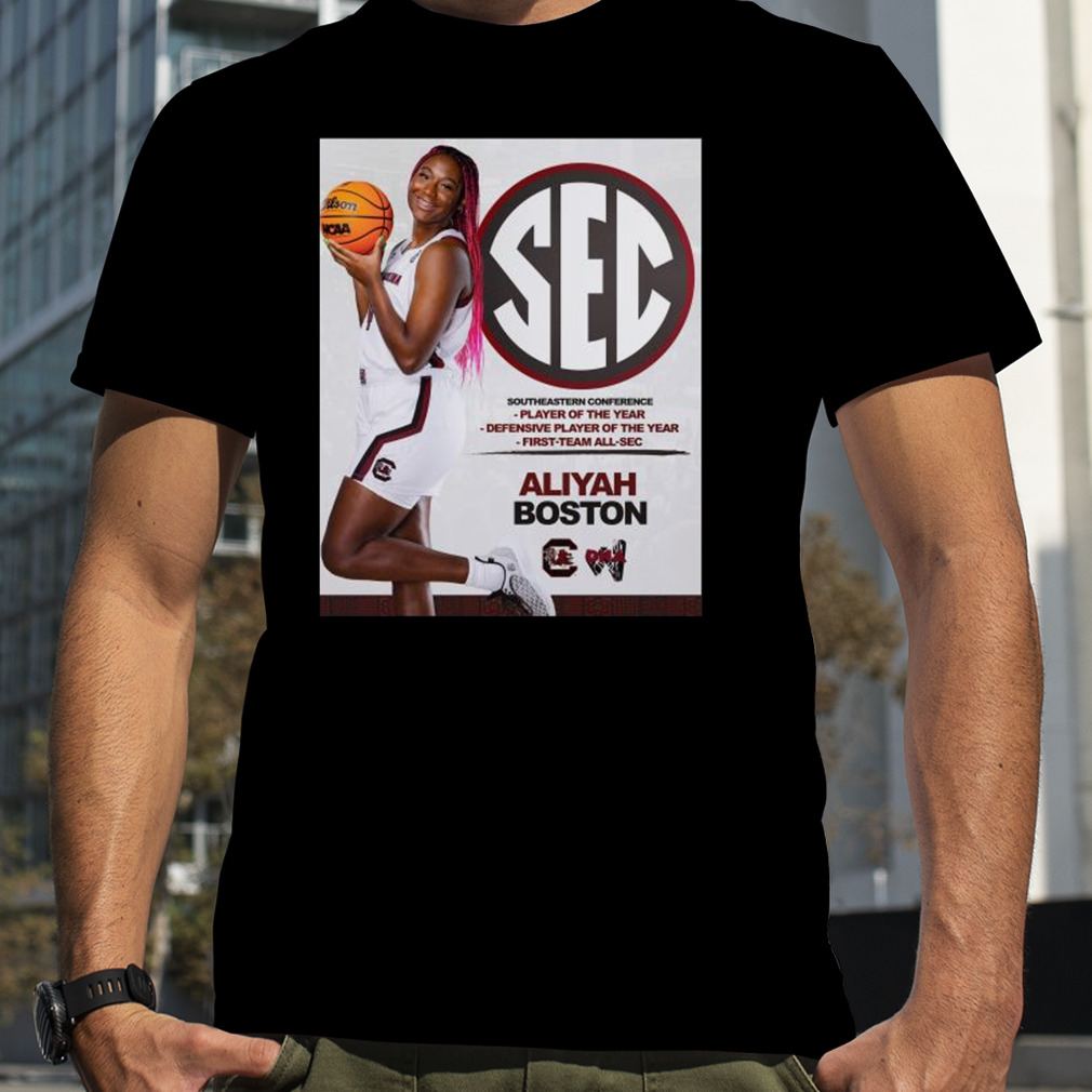 South Carolina Gamecocks 2023 aliyah boston shirt