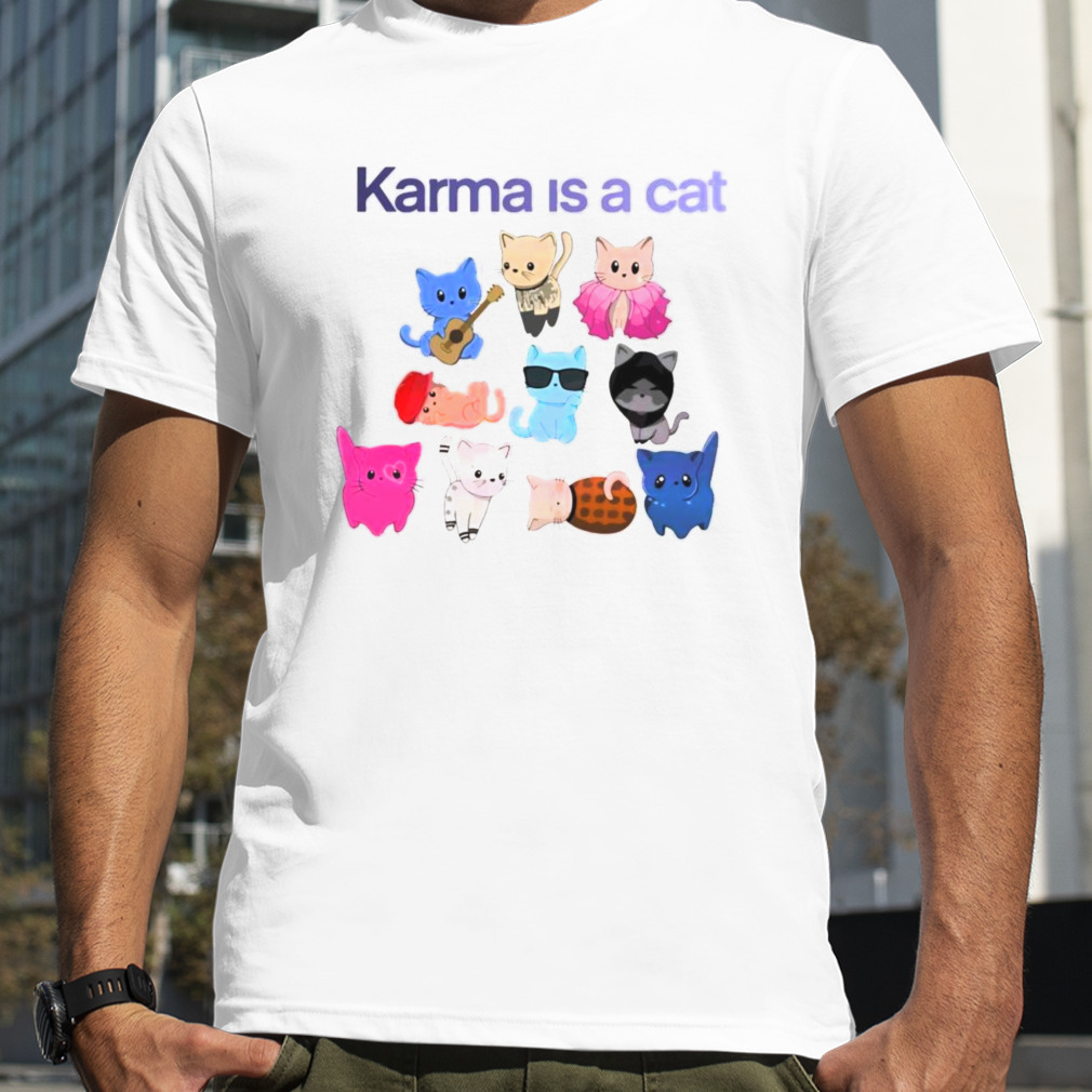 Swifties Karma cat eras tour shirt