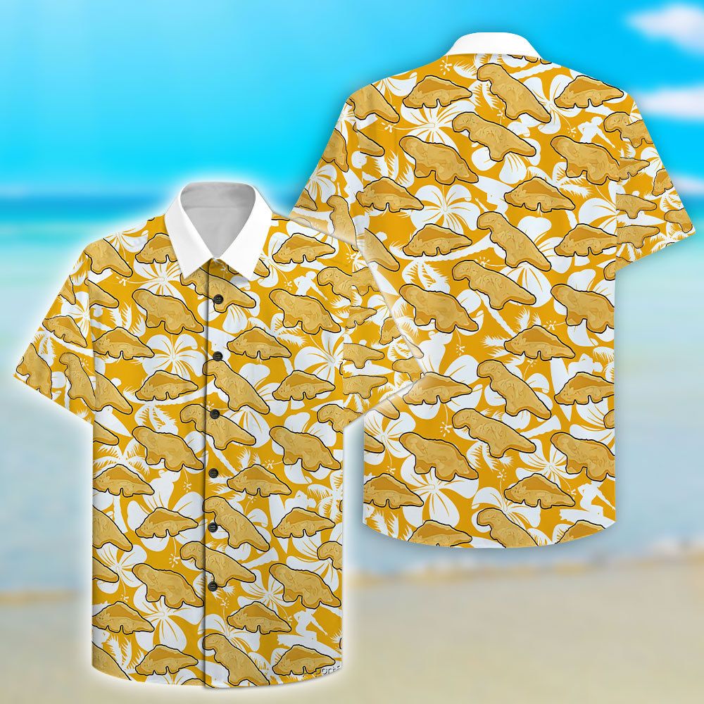 3D DUNO CHICKEN NUGGIES HAWAIIAN SHIRT NAT008