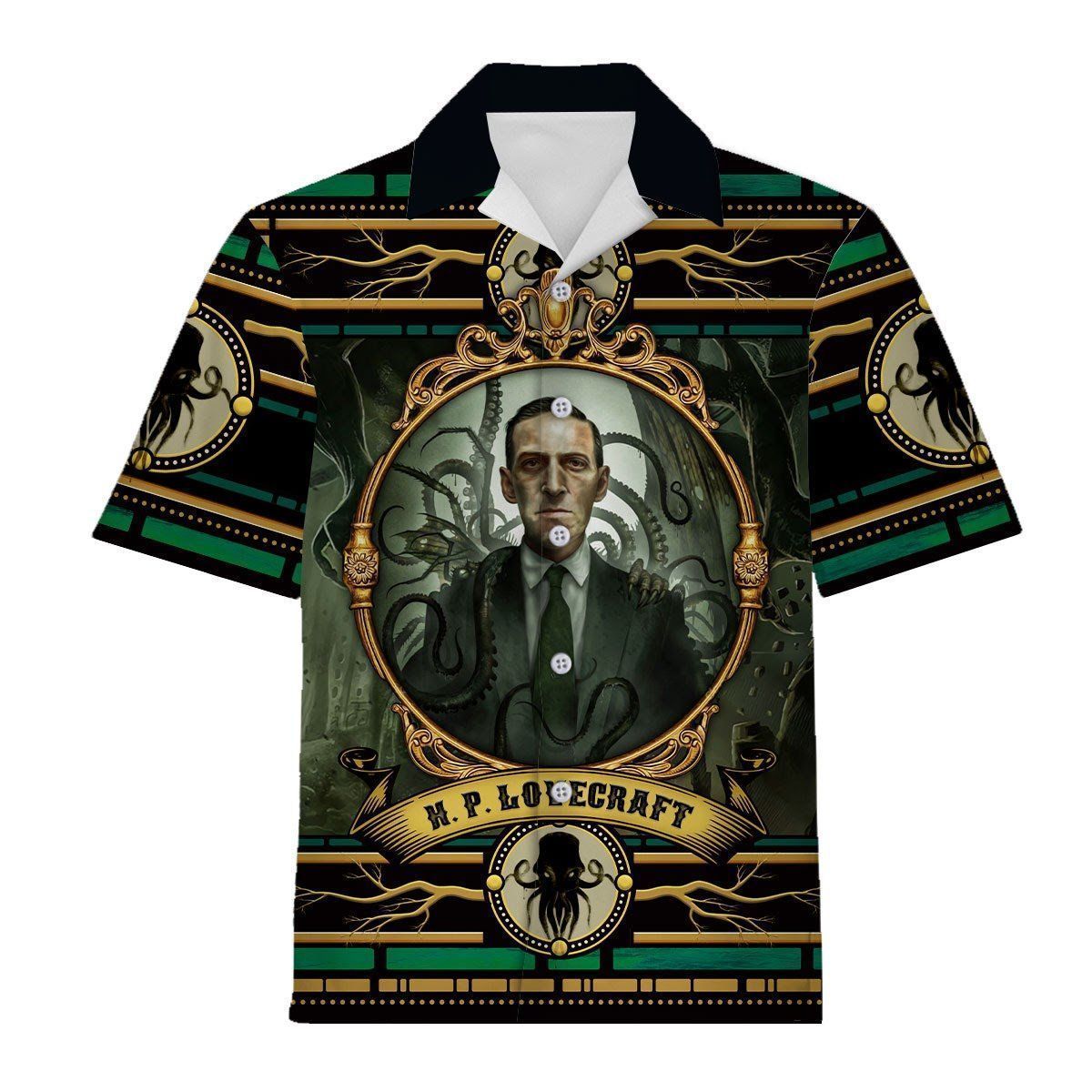 H.P Lovecraft  Hawaiian Shirt