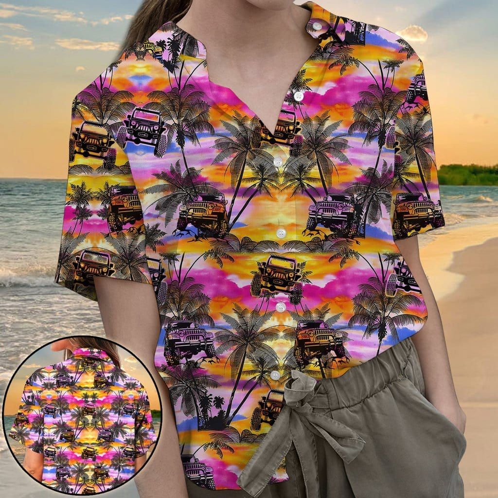 Jeep Beach Colorful Unisex Hawaiian Shirts #KV