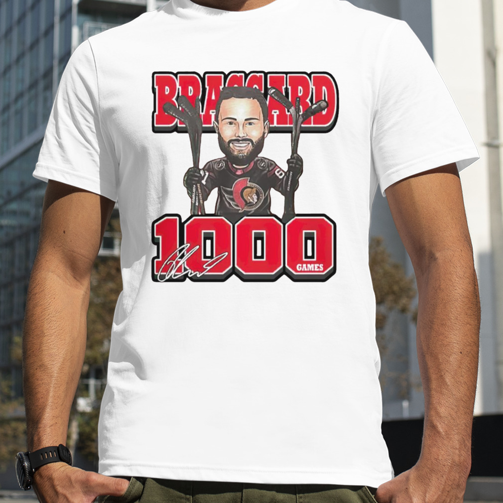 Ottawa Senators Derick Brassard 1000th Game shirt