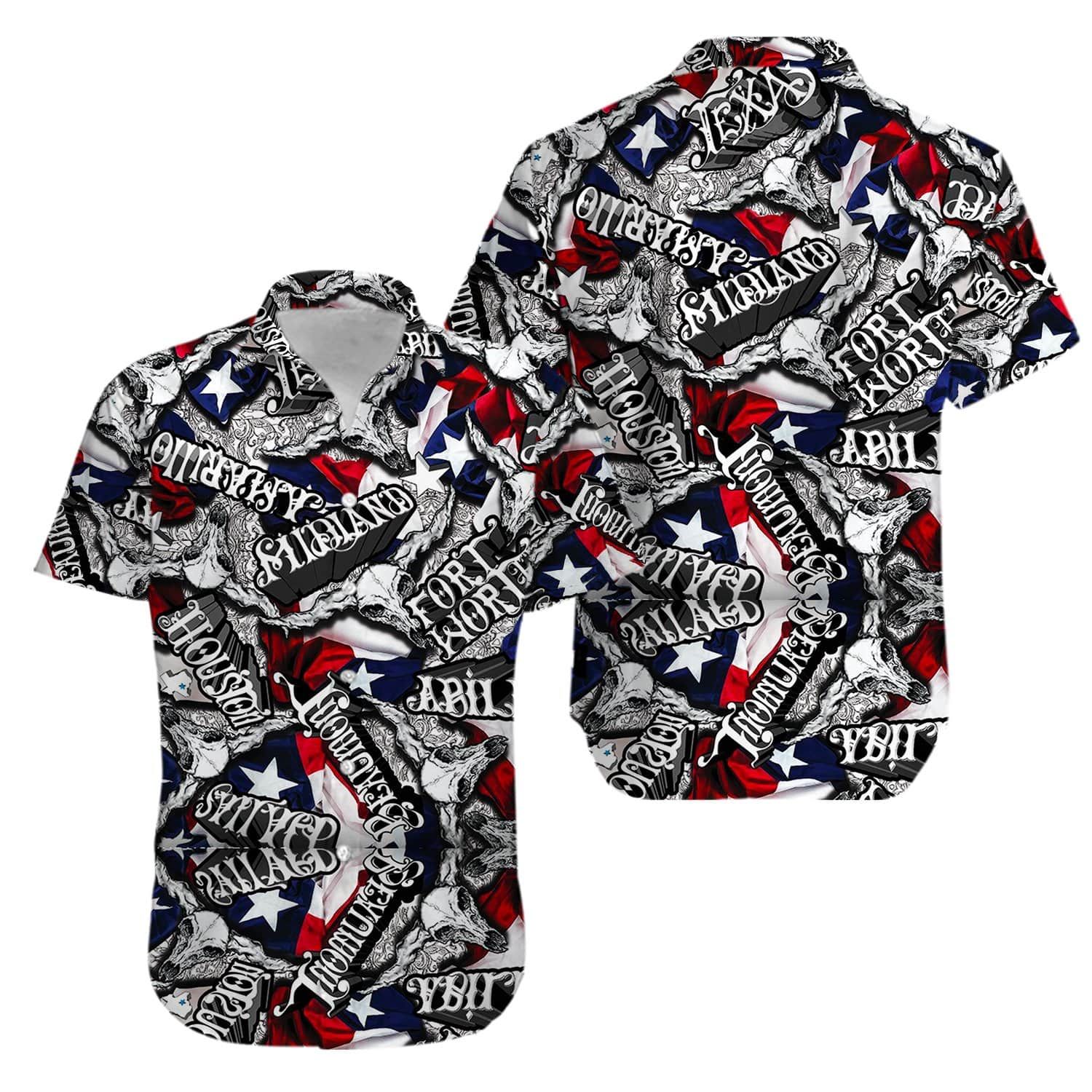 Texas Lone Star Pride Hawaiian Shirts #KV