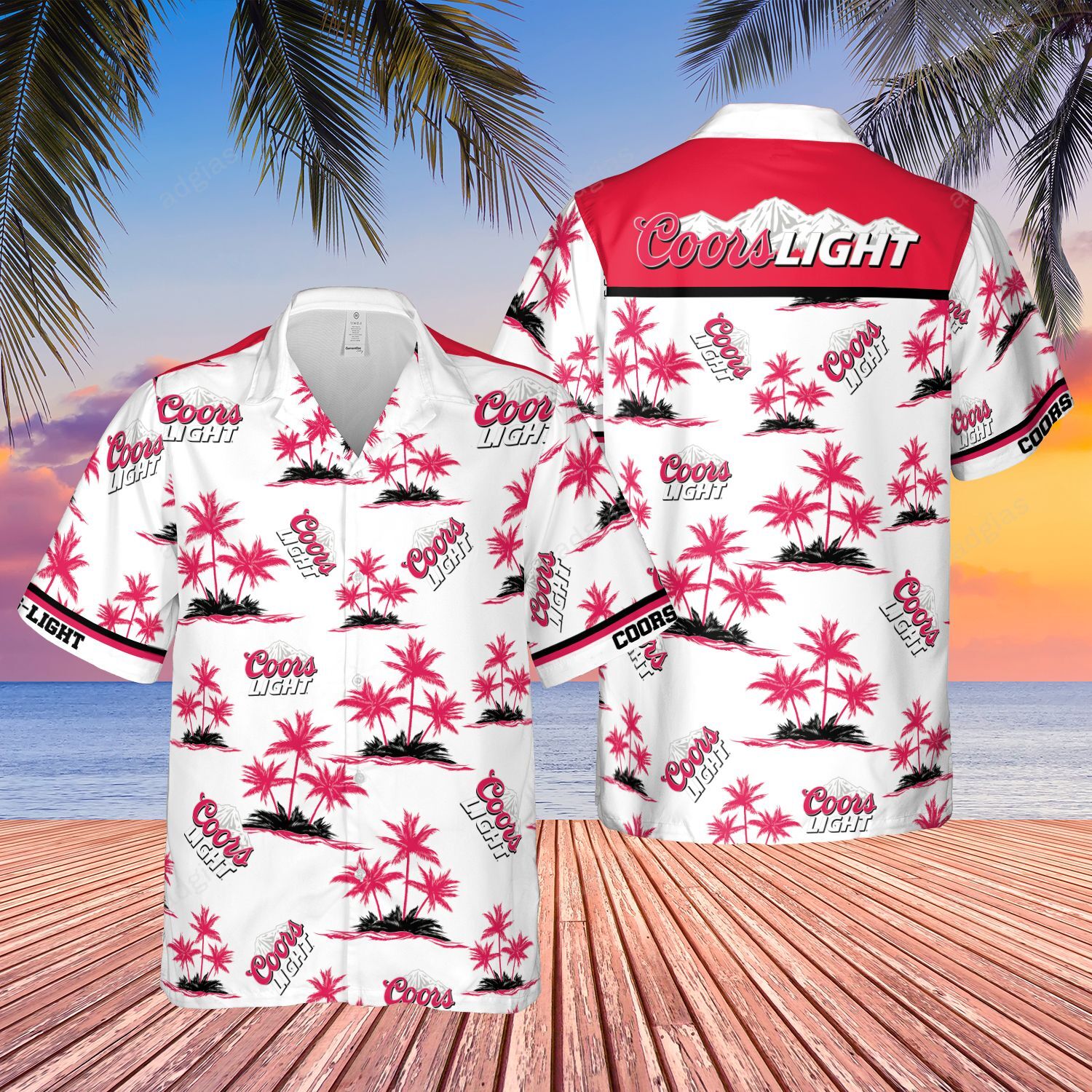 CLB Fans Palm Trees Hawaiian Shirt