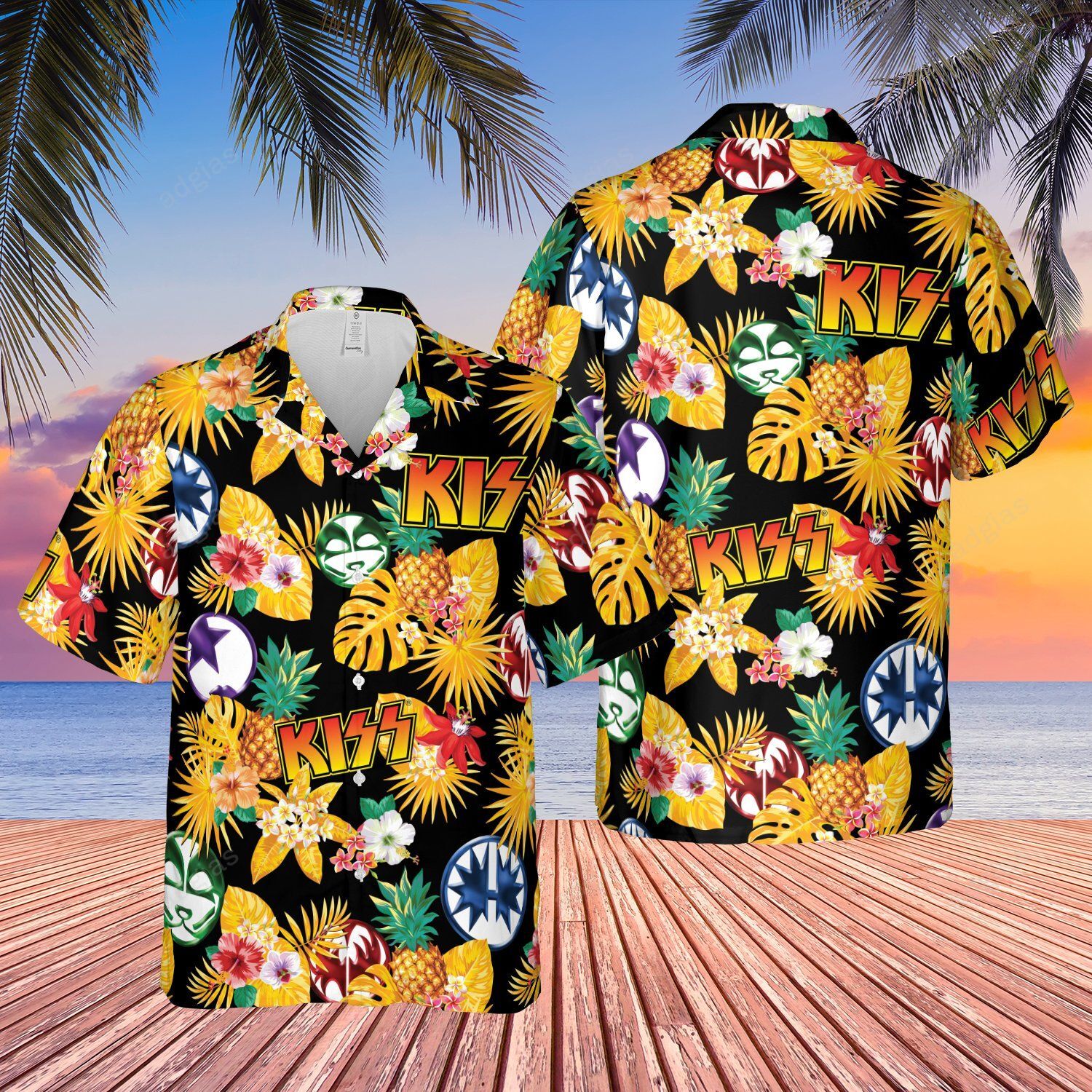 KB73 Tropical Hawaii Style Hawaiian Shirt