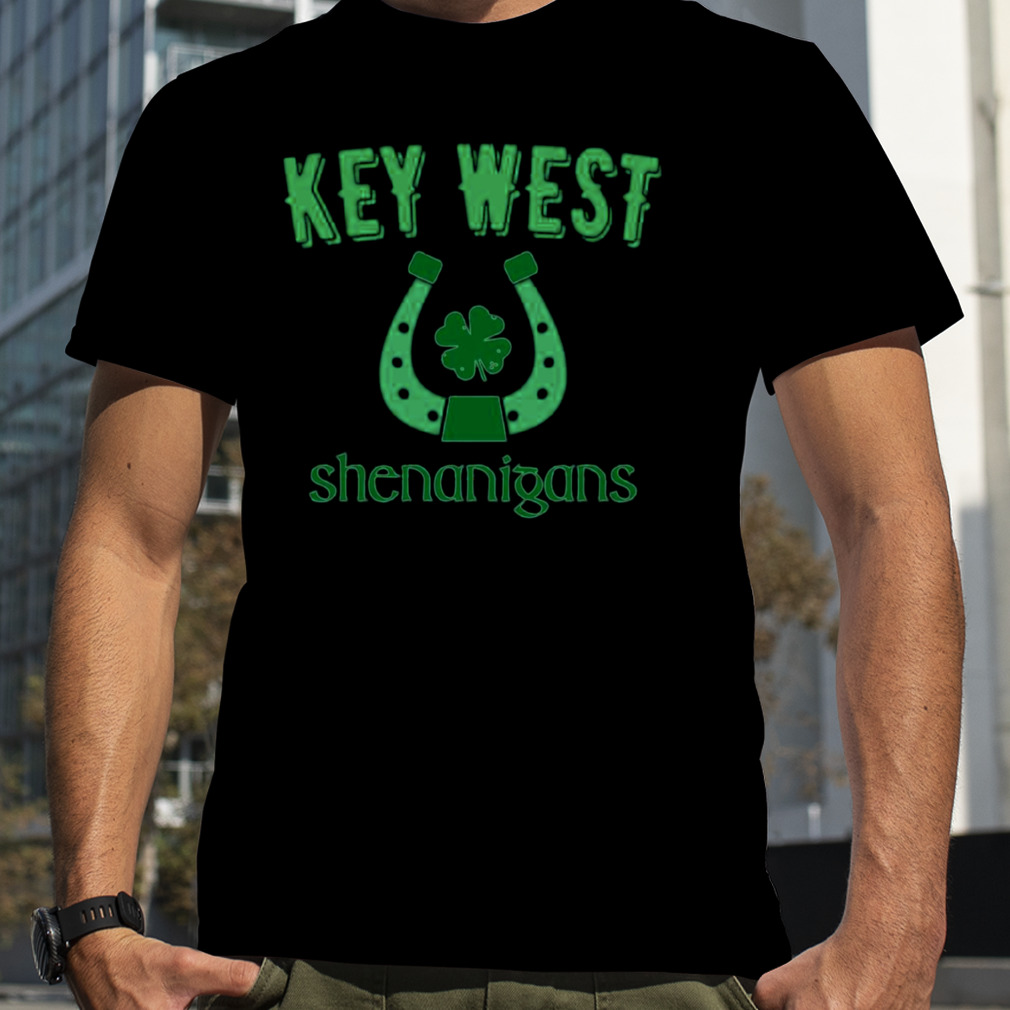 Key West Shenanigans St Patrick’s Day Horseshoe Clover shirt