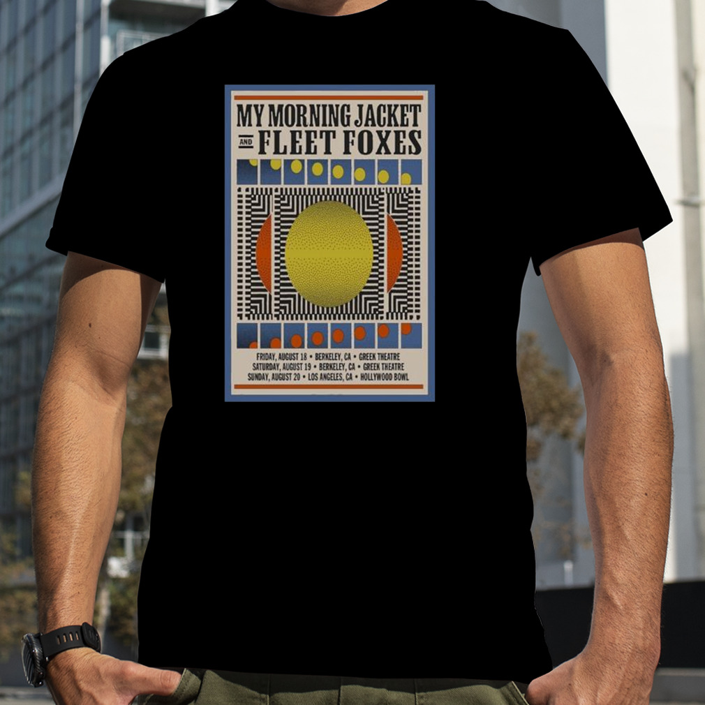 My Morning Jacket & Fleet Foxes Tour 2023 Poster shirt