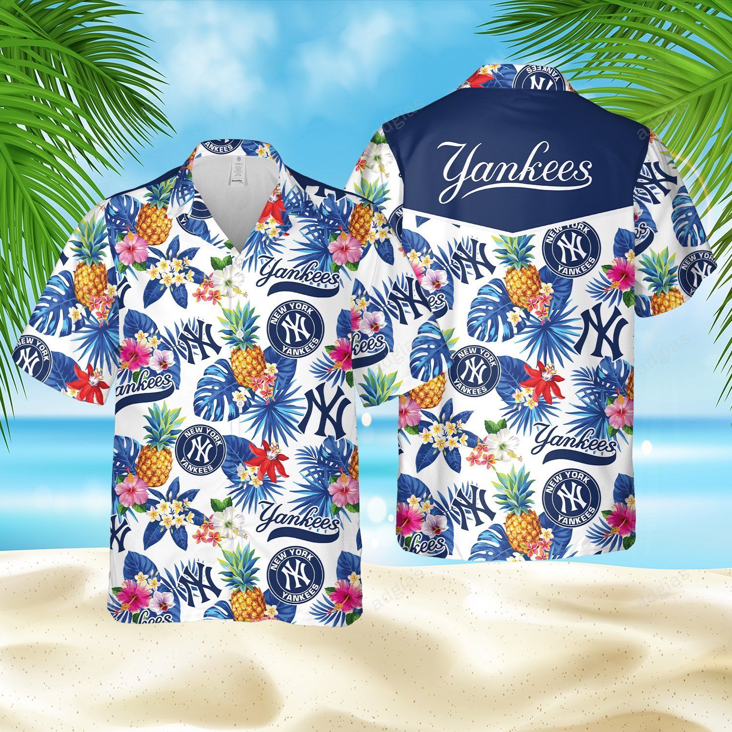 NYK Aloha Hawaii Beach Hawaiian Summer Shirt