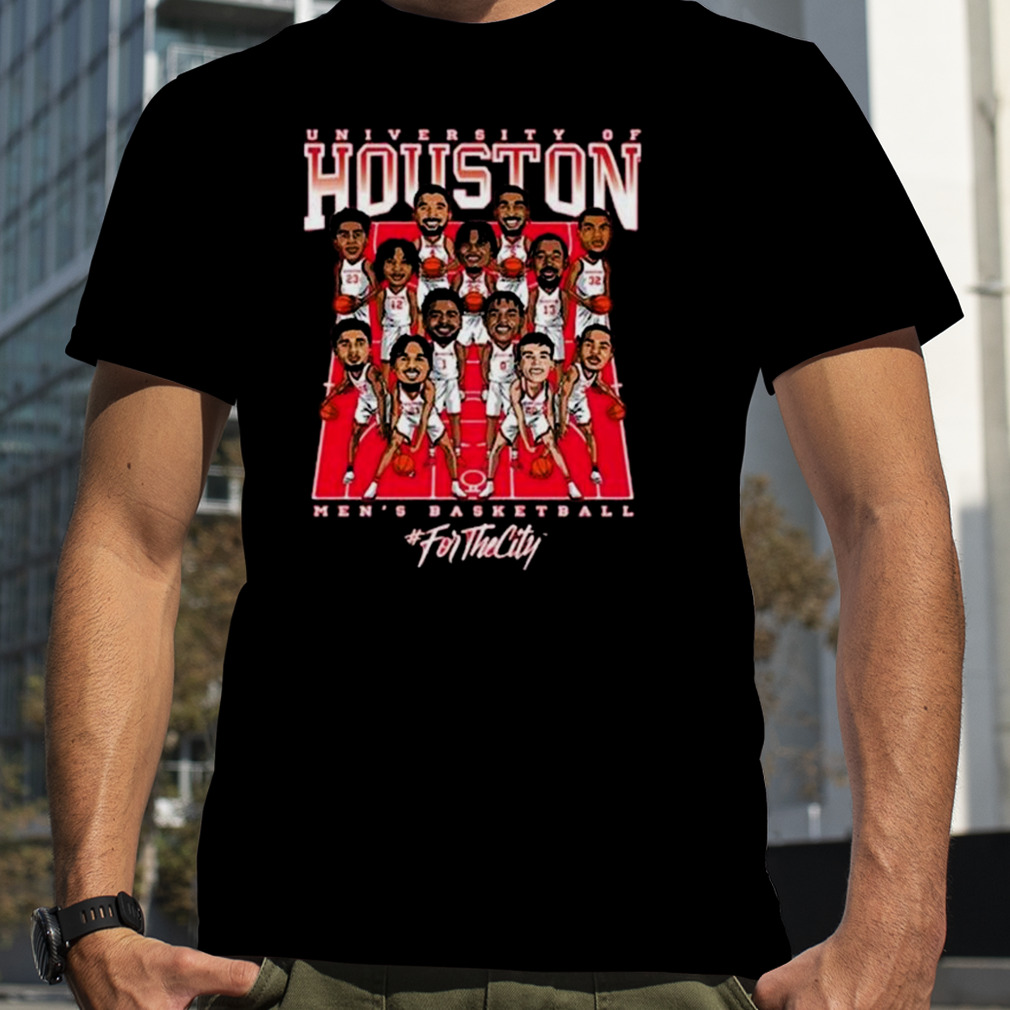 University Of Houston Cougars Men’s Basketball For The City 2023 Shirt
