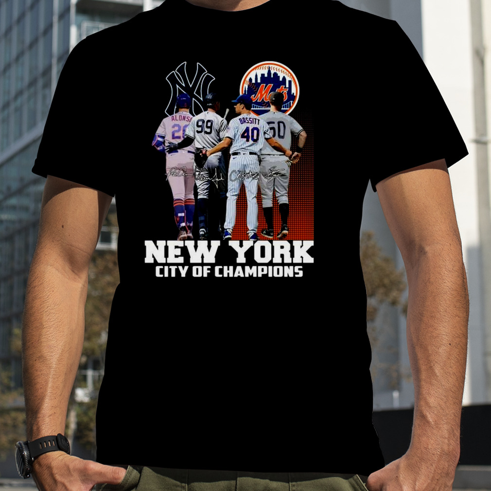 2023 New York City Of Champions New York Yankees And New York Mets Signatures shirt