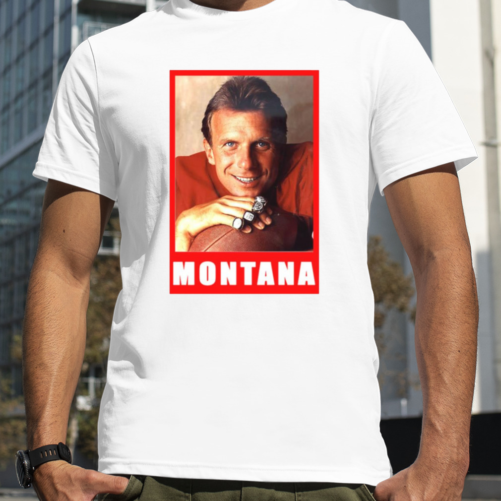 Football Player Legend Joe Montana 49ers shirt