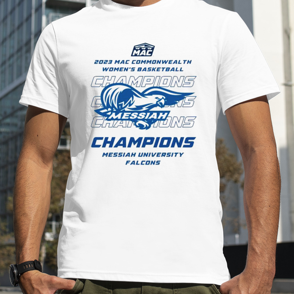 Messiah University Falcons 2023 MAC Commonwealth Women’s Basketball Champions Shirt