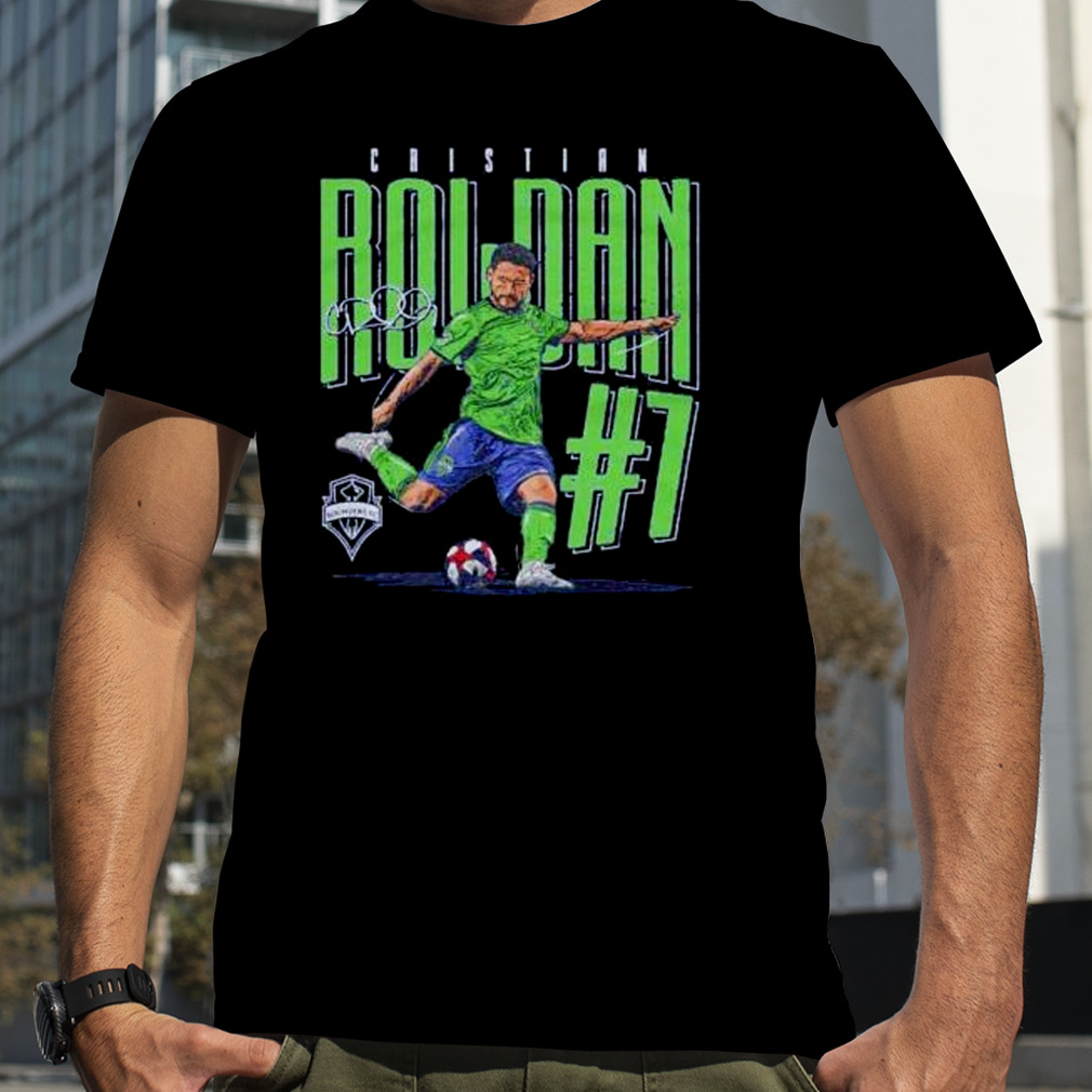cristian Roldan Seattle Sounders FC signature shirt