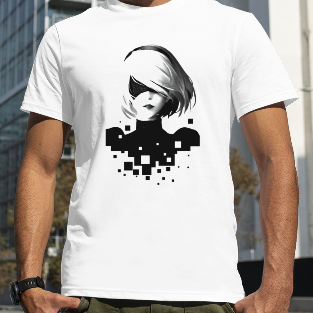 Pixels Nier Automata shirt