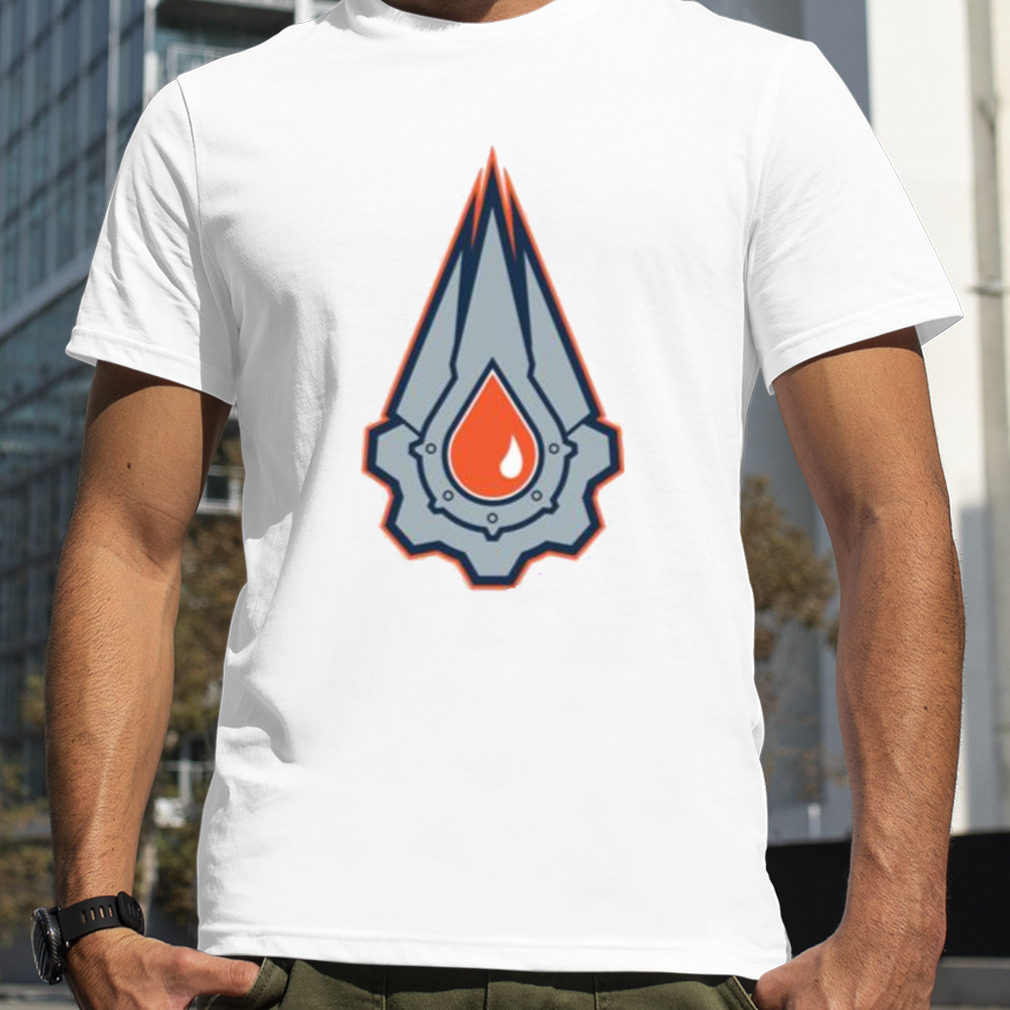 Oilers Drop Cut Out Edmonton Oilers shirt
