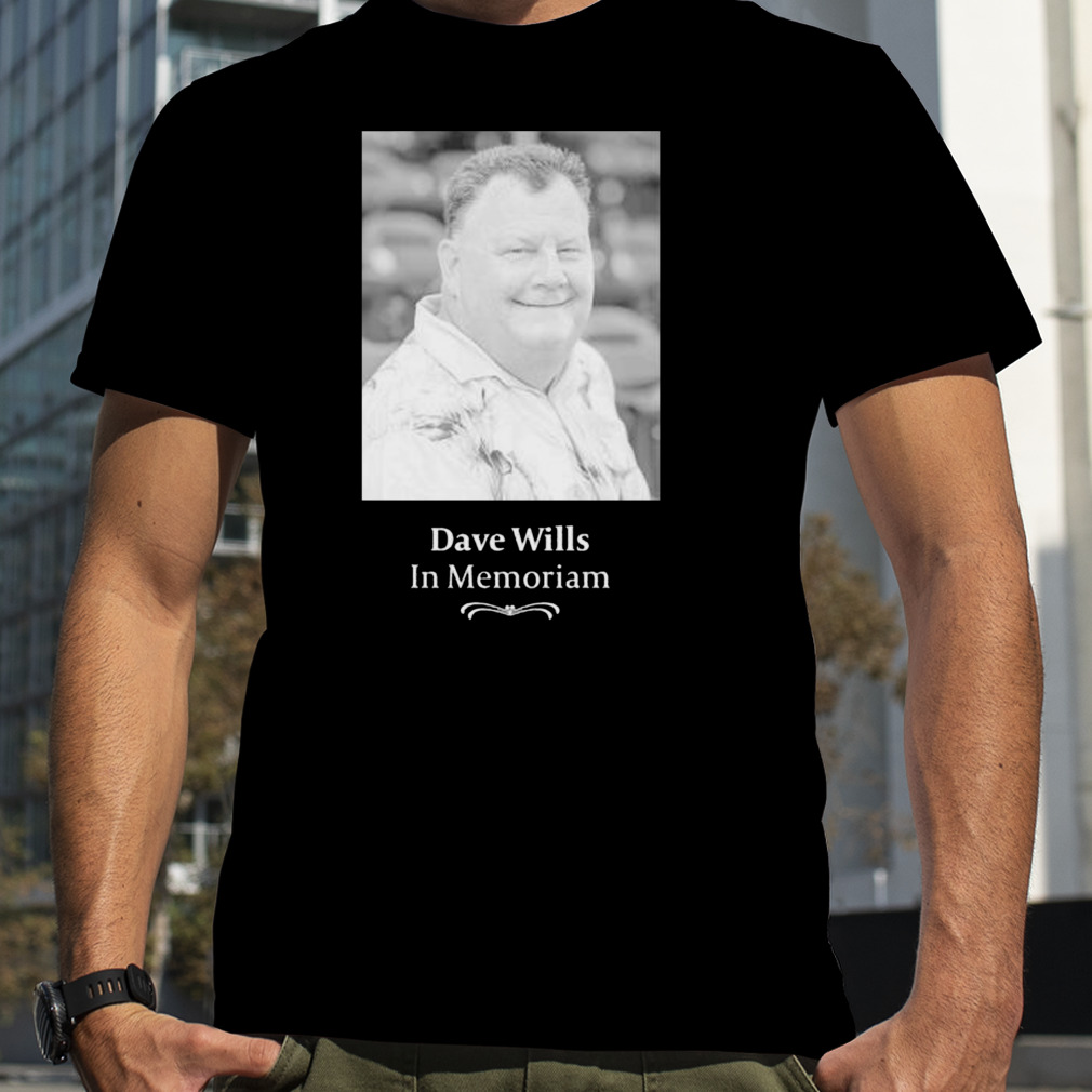 tampa Bay Rays Dave Wills in memoriam shirt