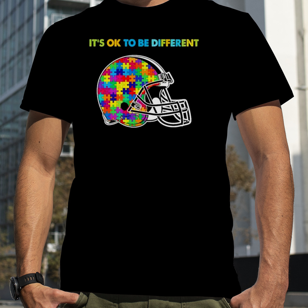 2023 Cleveland Browns Autism It’s ok to be different shirt