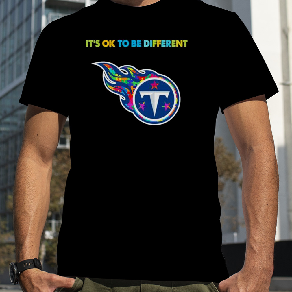 2023 Tennessee Titans Autism It’s ok to be different shirt