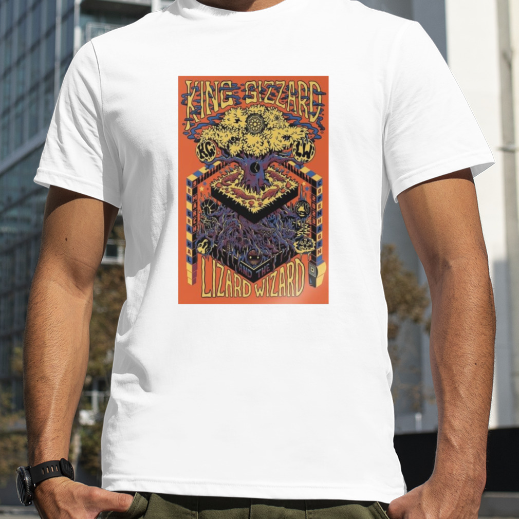 King gizzard and the lizard wizard Denmark march 9 2023 den gra hal copenhagen poster shirt