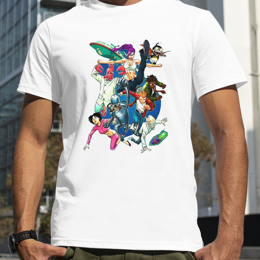 Team Hero Artwork The Futurama shirt