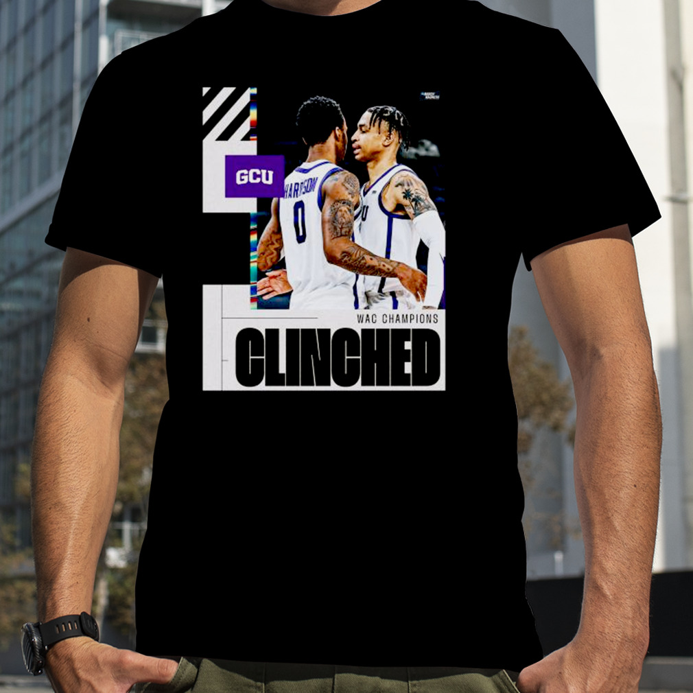 Grand Canyon Antelopes 2023 WAC champions Clinched March Madness shirt