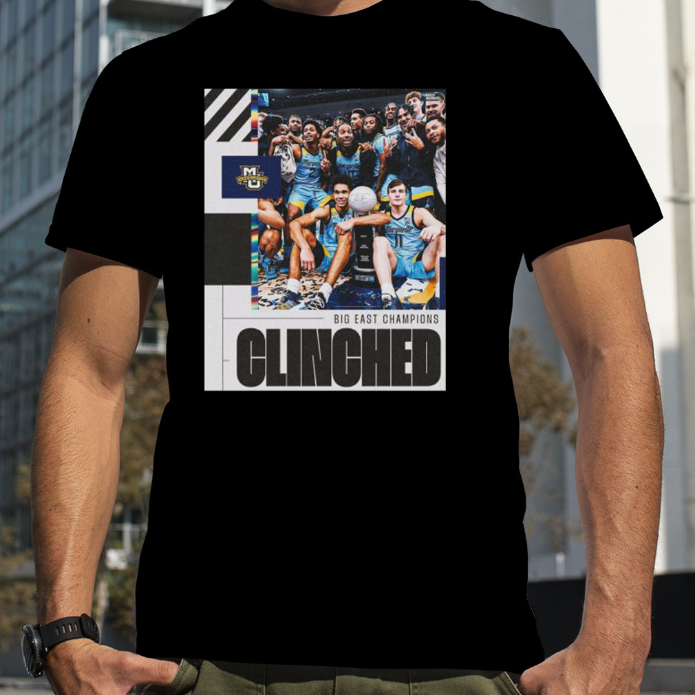Marquette Golden Eagles 2023 NCAA clinched March Madness shirt