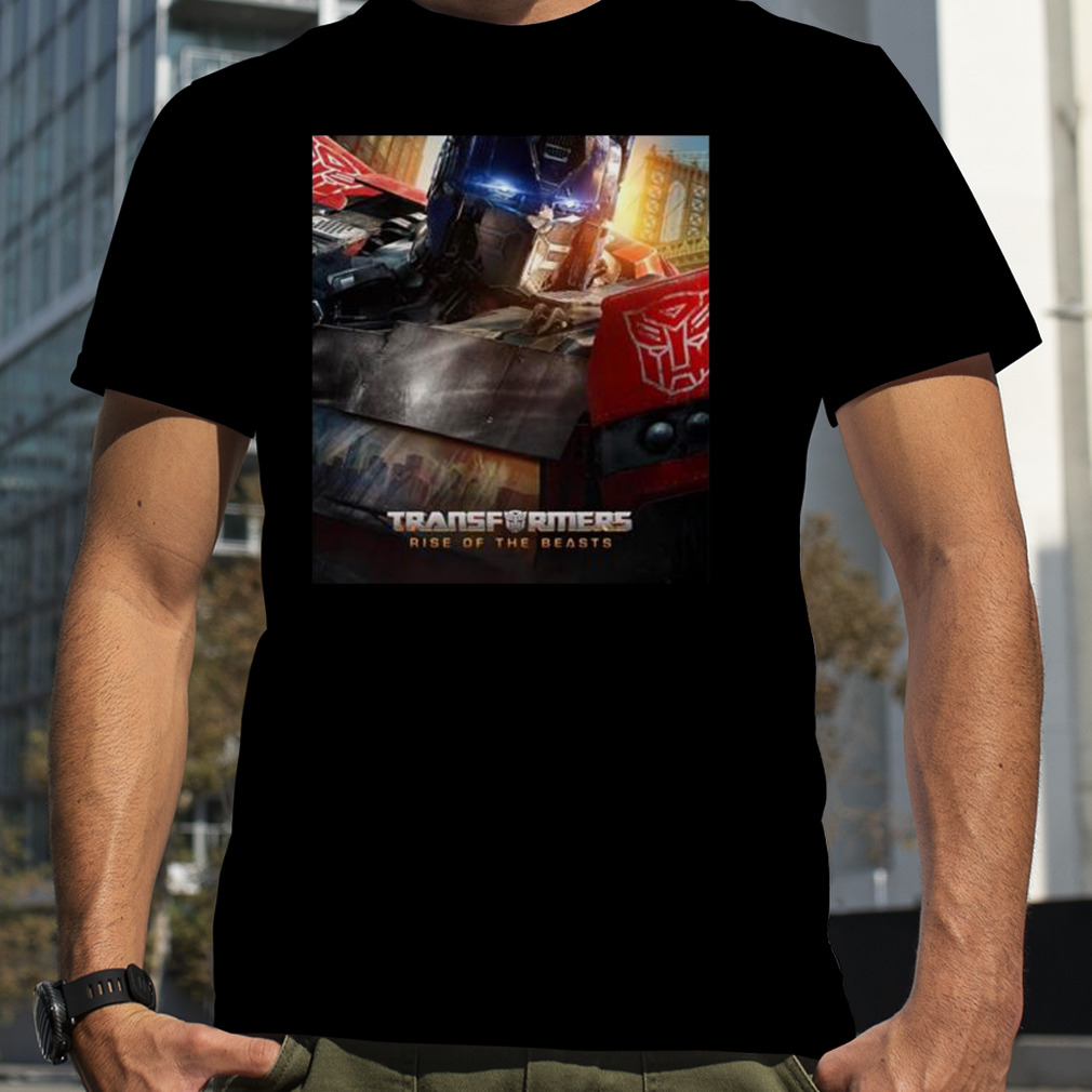 Optimus prime in transformers rise of the beasts first shirt