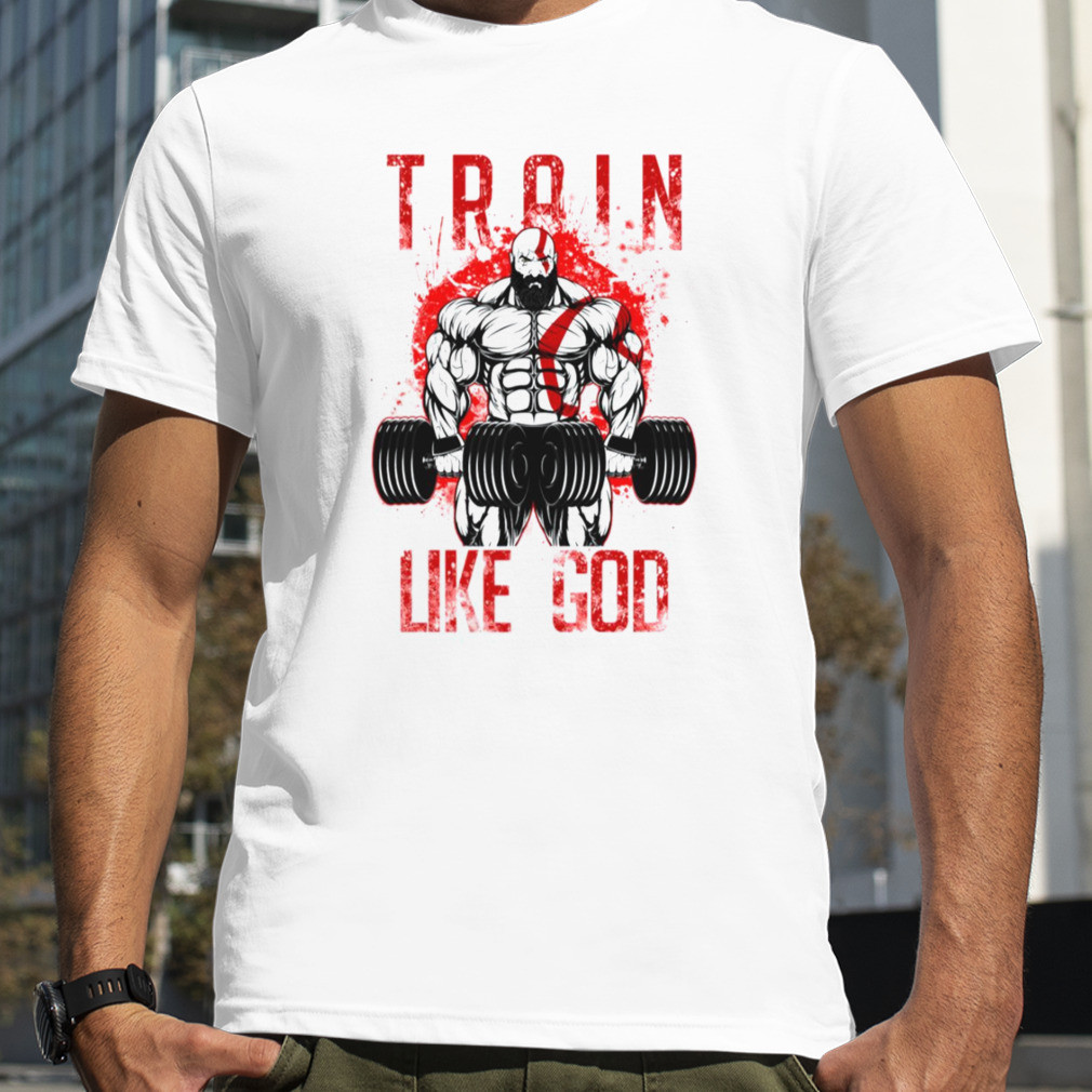 Train Like A God Kratos Bodybuilding shirt