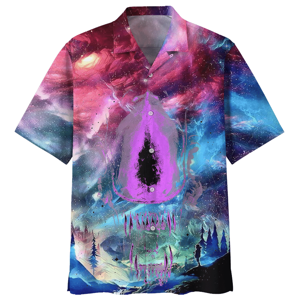 Alien  Colorful Nice Design Unisex Hawaiian Shirt