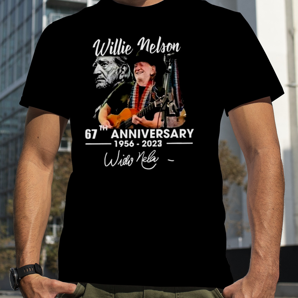 Willie Nelson 67th Anniversary 1956 2023 Signature Shirt