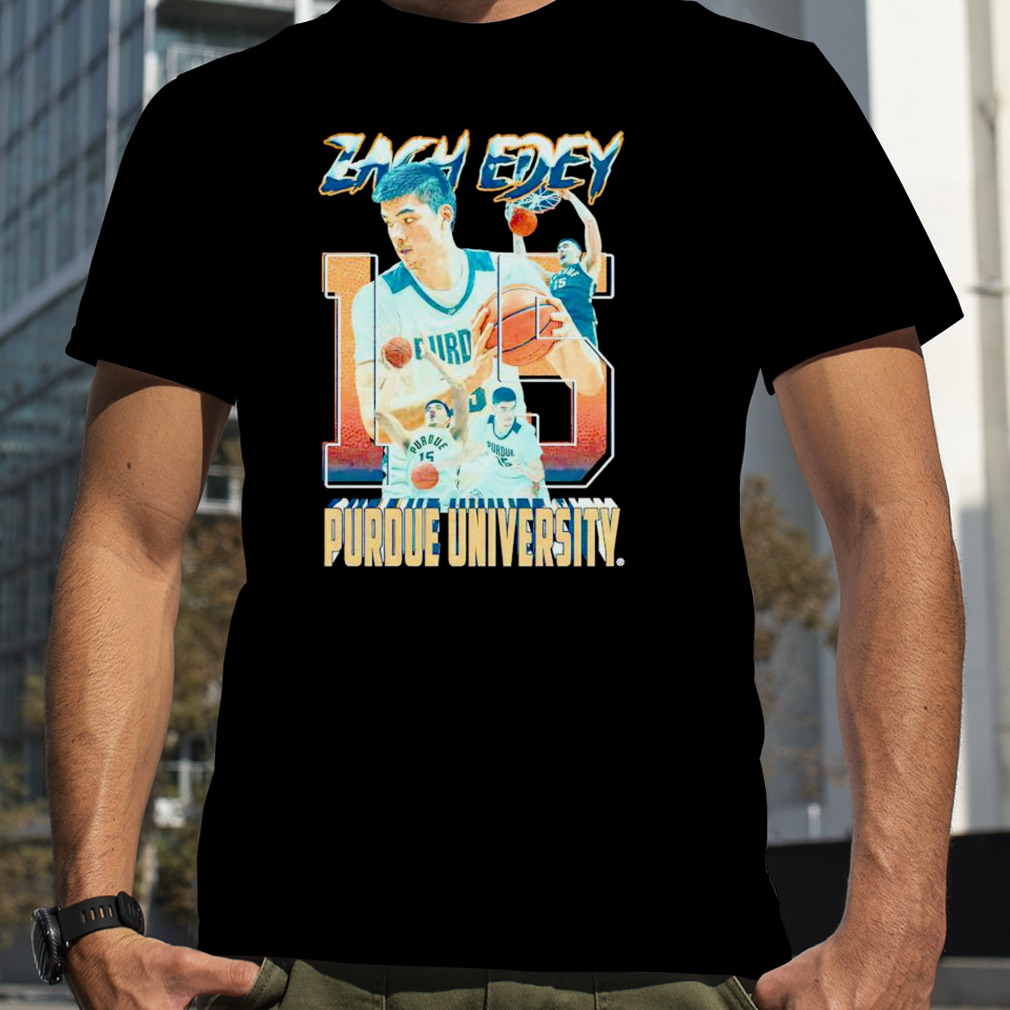Zach Edey Purdue university picture collage shirt