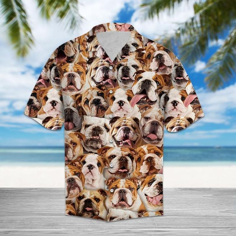 Bulldog   Tan Unique Design Unisex Hawaiian Shirt For Men And Women Dhc17064041