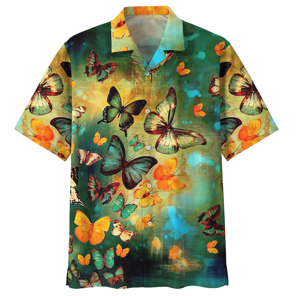 Butterfly Colorful Amazing Design Unisex Hawaiian Shirt For Men And Women Dhc17063121