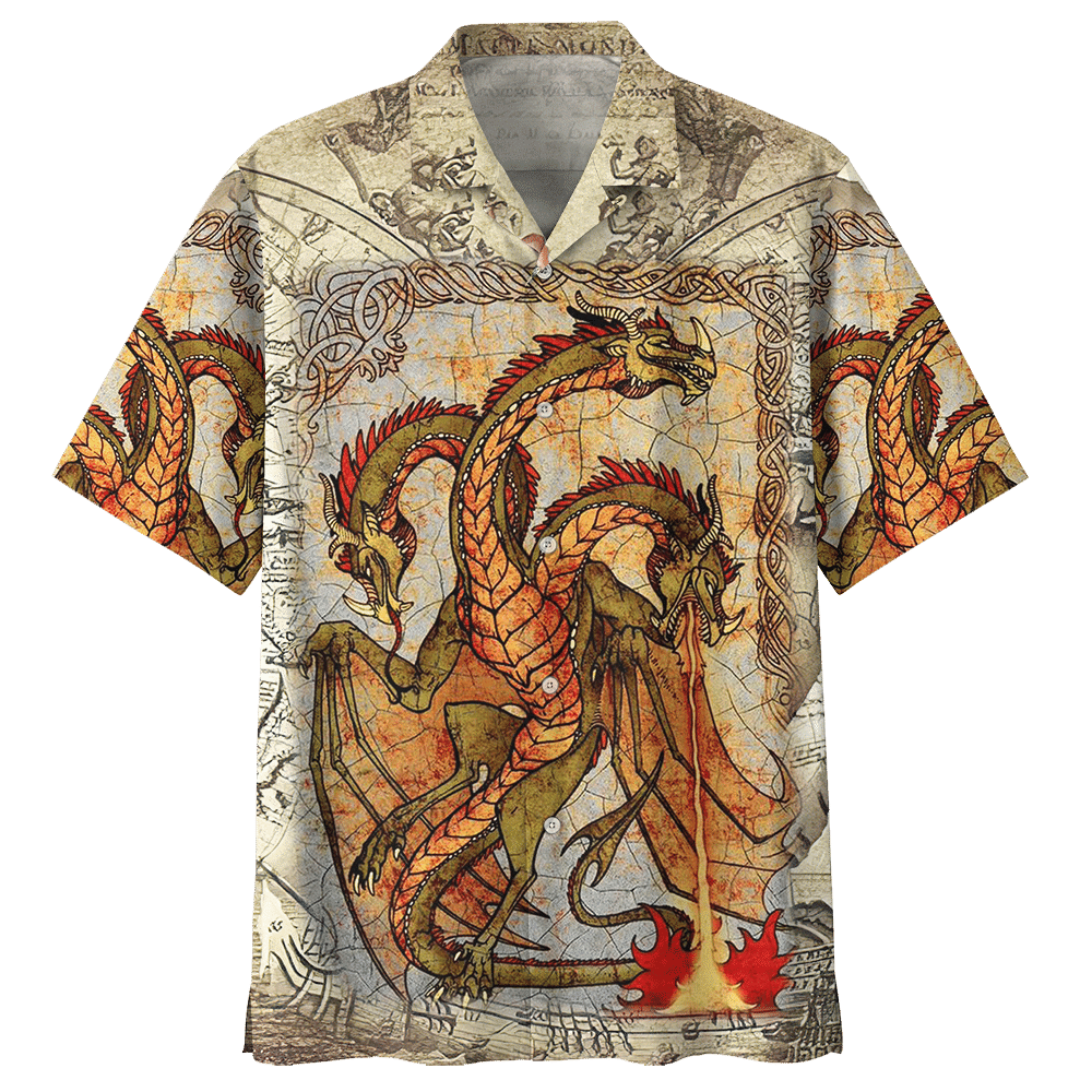 Dragon  Tan High Quality Unisex Hawaiian Shirt For Men And Women Dhc17062878