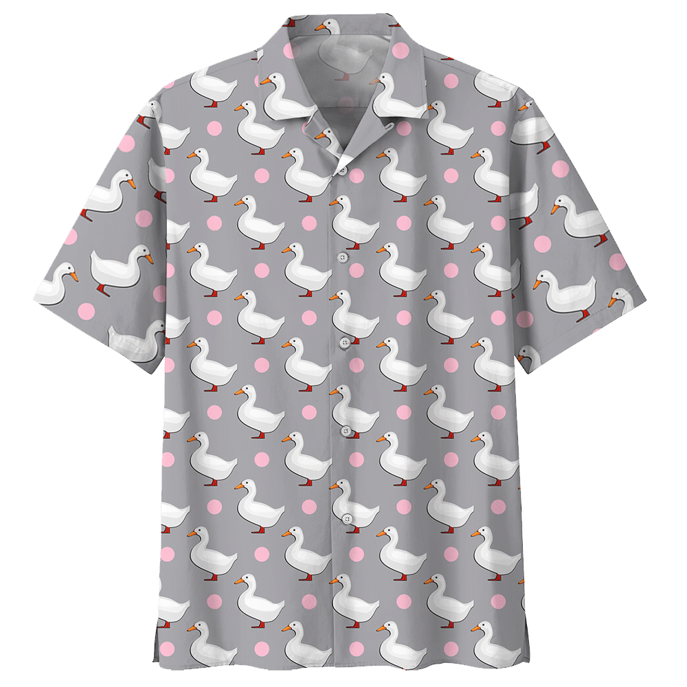 Duck  Gray Unique Design Unisex Hawaiian Shirt For Men And Women Dhc17063669
