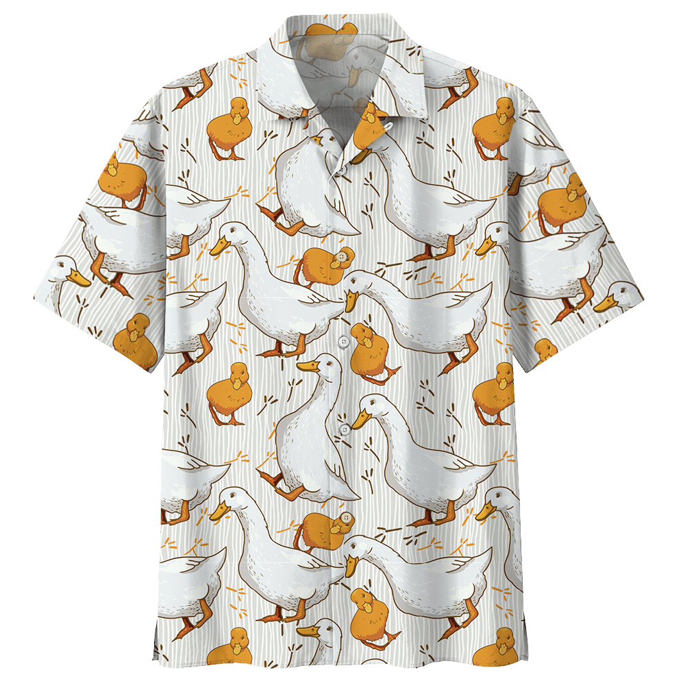 Duck White Awesome Design Unisex Hawaiian Shirt For Men And Women Dhc17062499