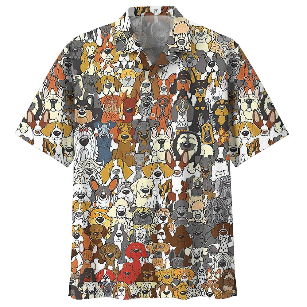 Golden Retriever  Colorful Nice Design Unisex Hawaiian Shirt For Men And Women Dhc17063167