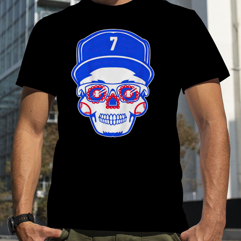 Julio Urías Sugar Skull shirt